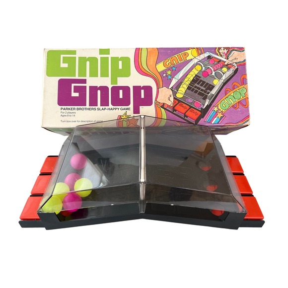 Parker Brothers Other - Gnip Gnop Slap-Happy Game Vintage 1971 Parker Brothers Original Box 2 Players